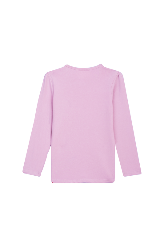 Someone "T-Shirt langarm" mit Paillettendruck - Light Pink