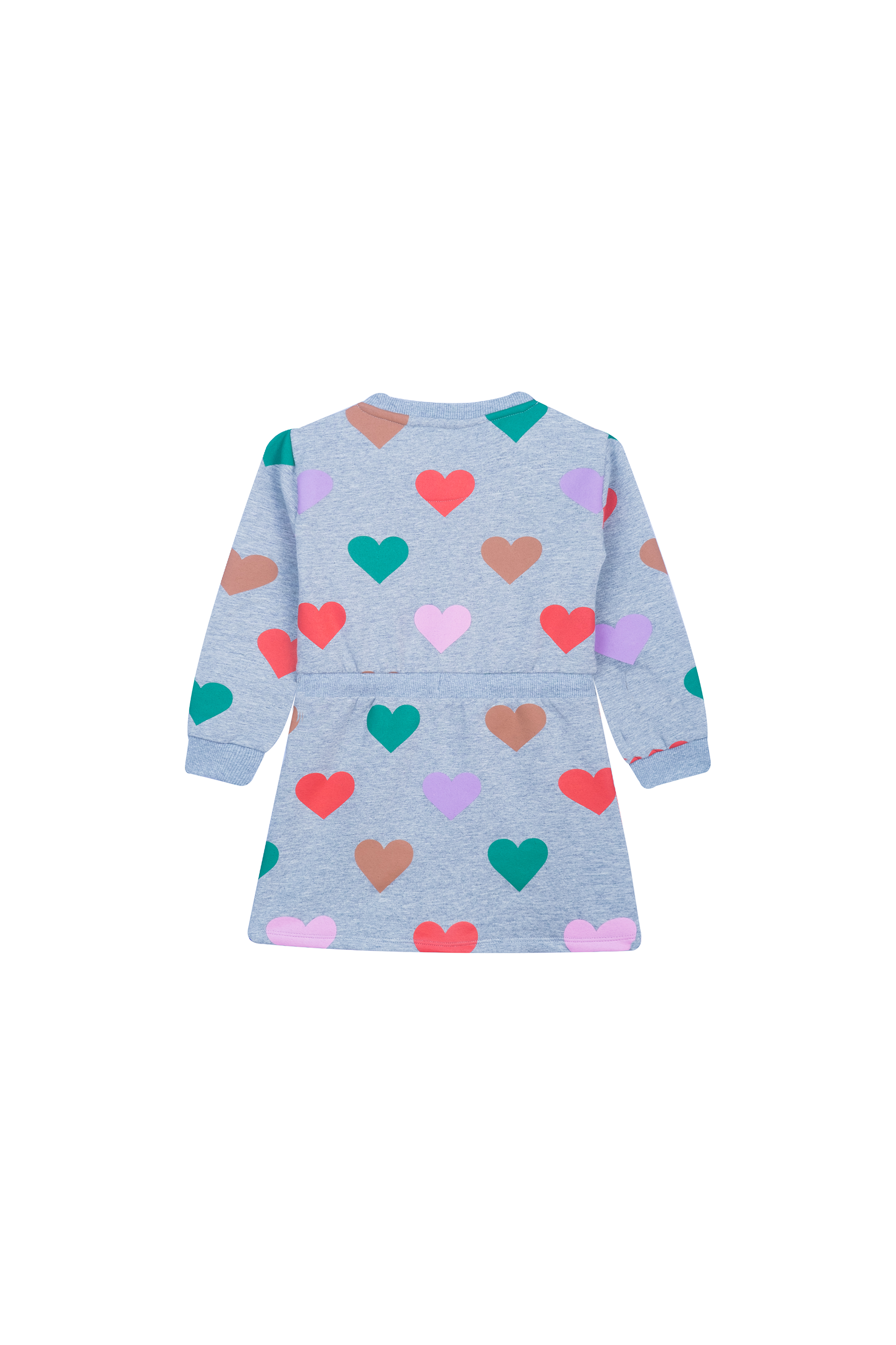 Someone "Sweatkleid" mit Allover Druck - Grey Melange