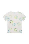 Bild in Galerie-Betrachter laden, Someone T-Shirt mit Fussball Print - Ecru
