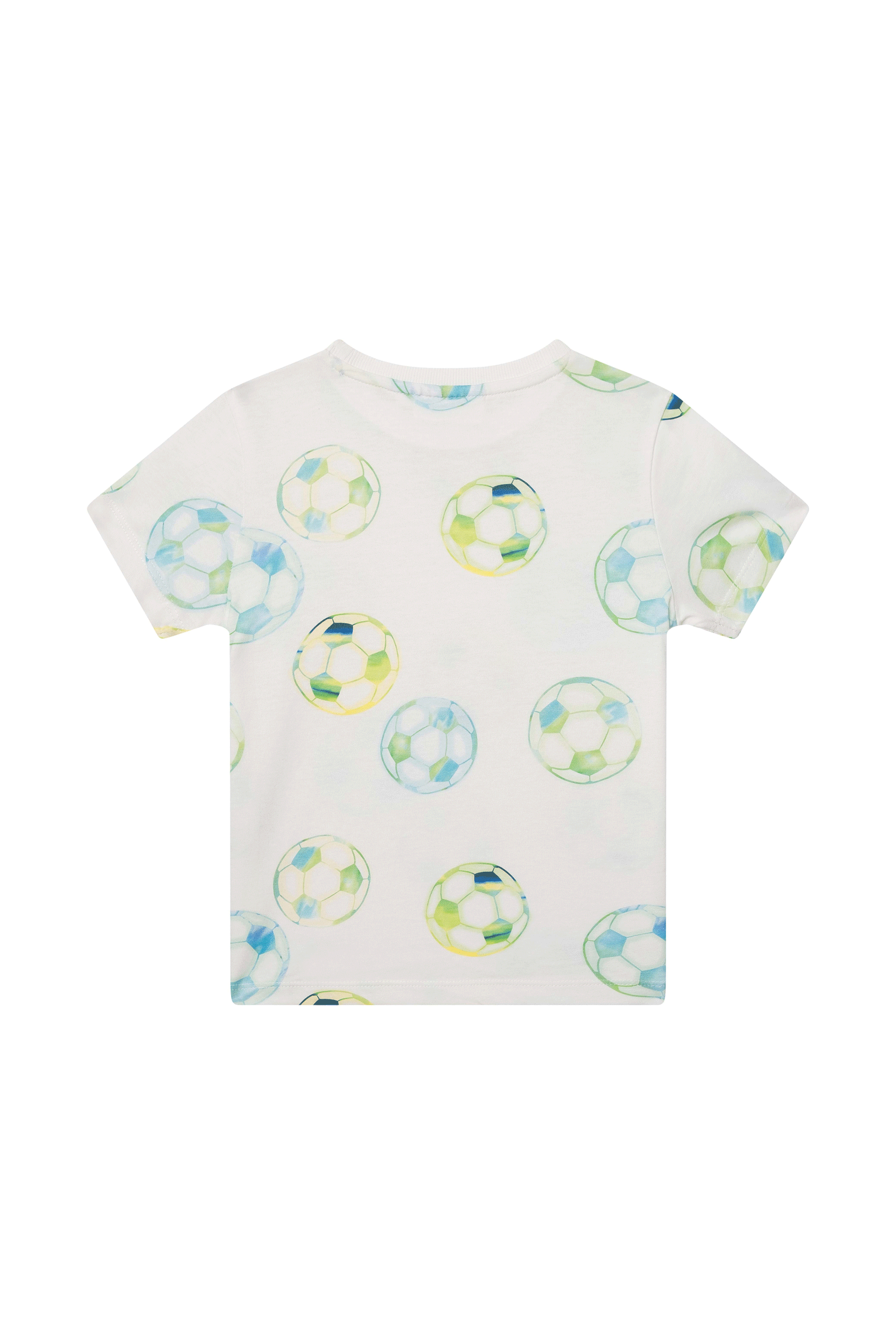 Someone T-Shirt mit Fussball Print - Ecru