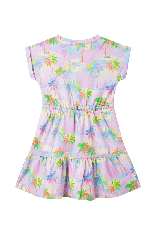 Someone Kleid in einem allover Print - Soft Pink