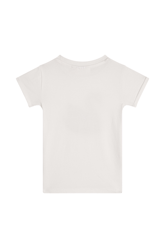 Someone T-Shirt mit Applikation - Ecru