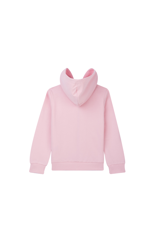 Mini Rebels Sweatjacke mit Kapuze und Eistüte - Light Pink