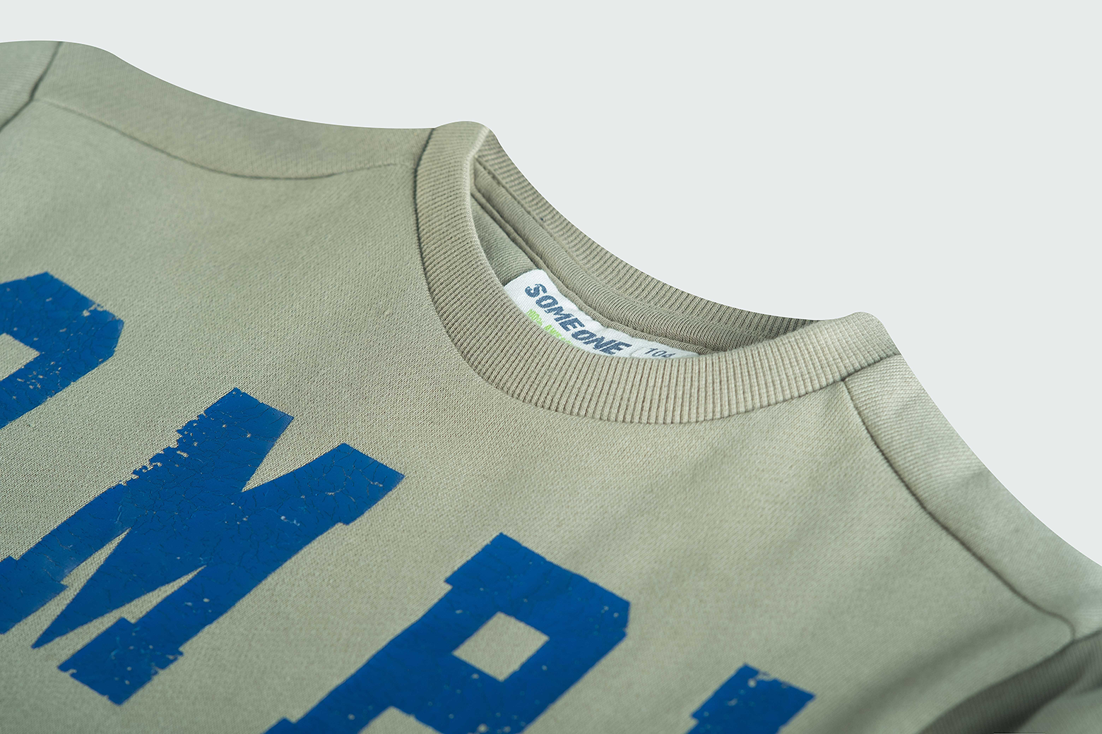 Someone "Sweatshirt mit Aufschrift" - Light Khaki