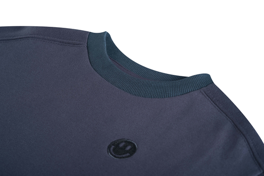 Someone "Sweatshirt" mit Smiley - Antracite