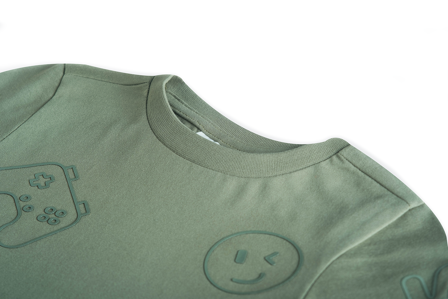 Someone "T-Shirt langarm" Game - Light Khaki