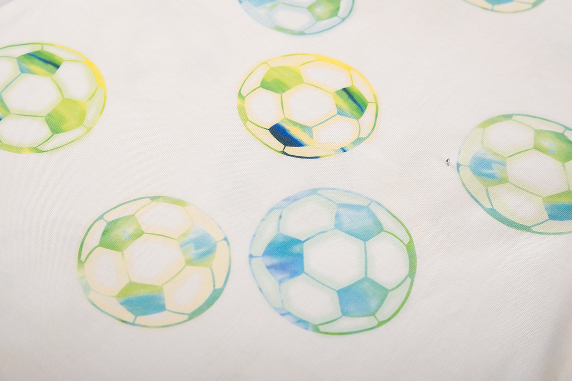 Someone T-Shirt mit Fussball Print - Ecru