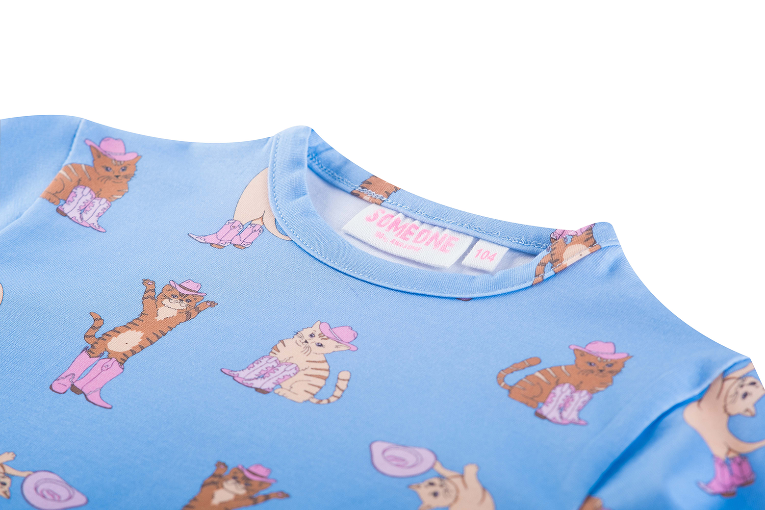 Someone "Schlafanzug lang" allover Druck - Light Blue