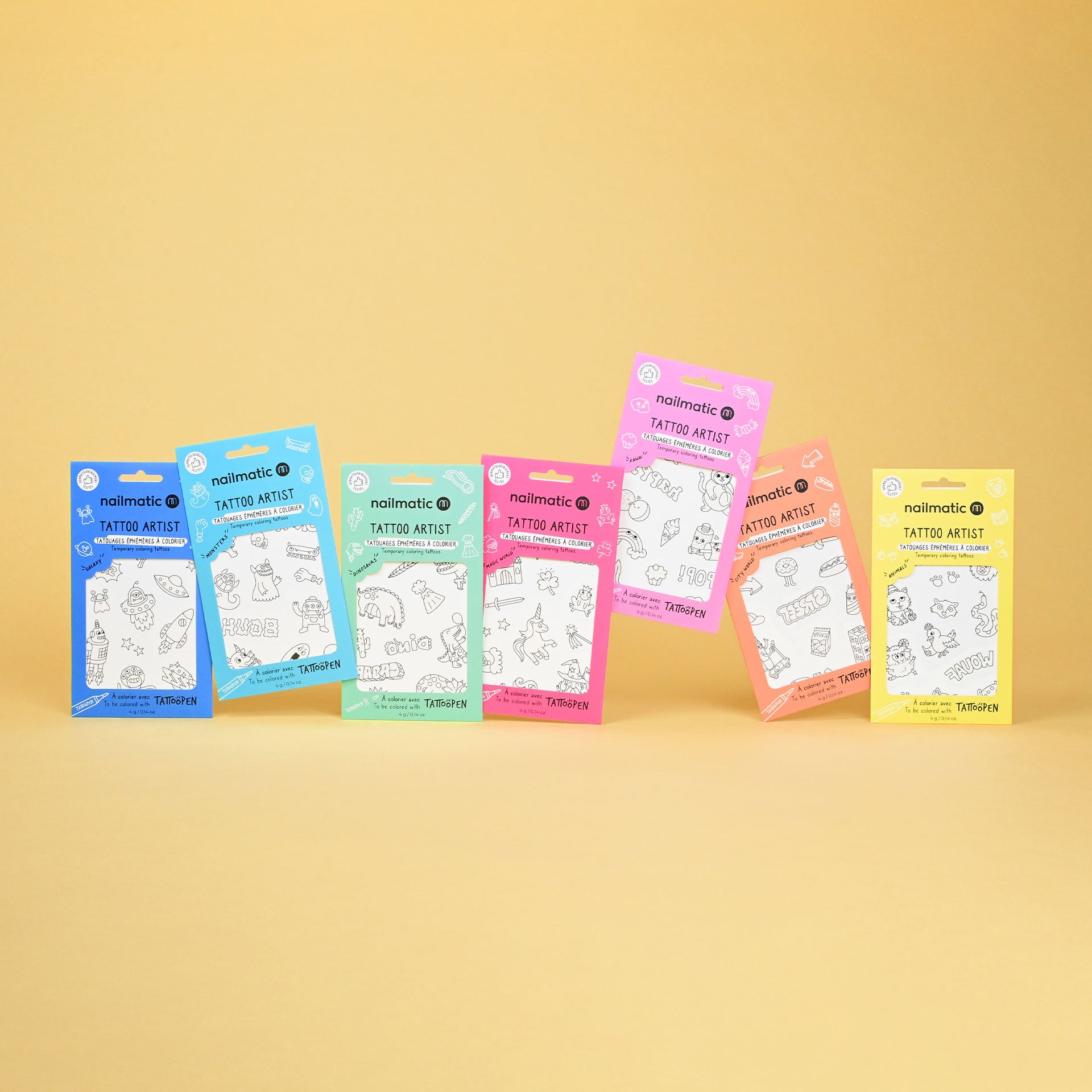 Nailmatic Kids "Tattoo zum ausmalen-Magic"