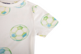 Bild in Galerie-Betrachter laden, Someone T-Shirt mit Fussball Print - Ecru
