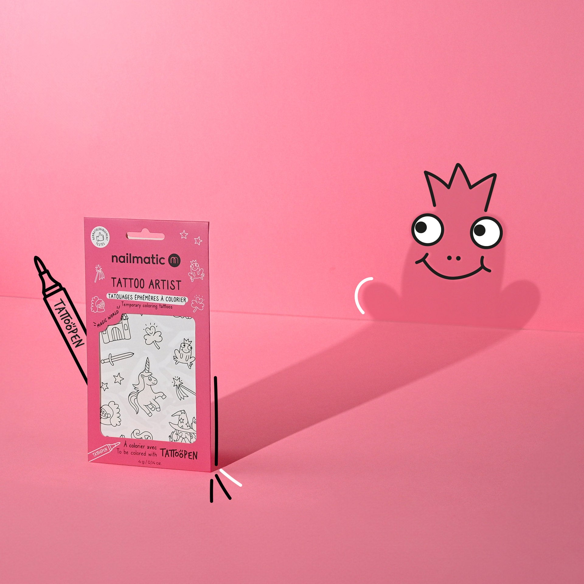 Nailmatic Kids "Tattoo zum ausmalen-Magic"