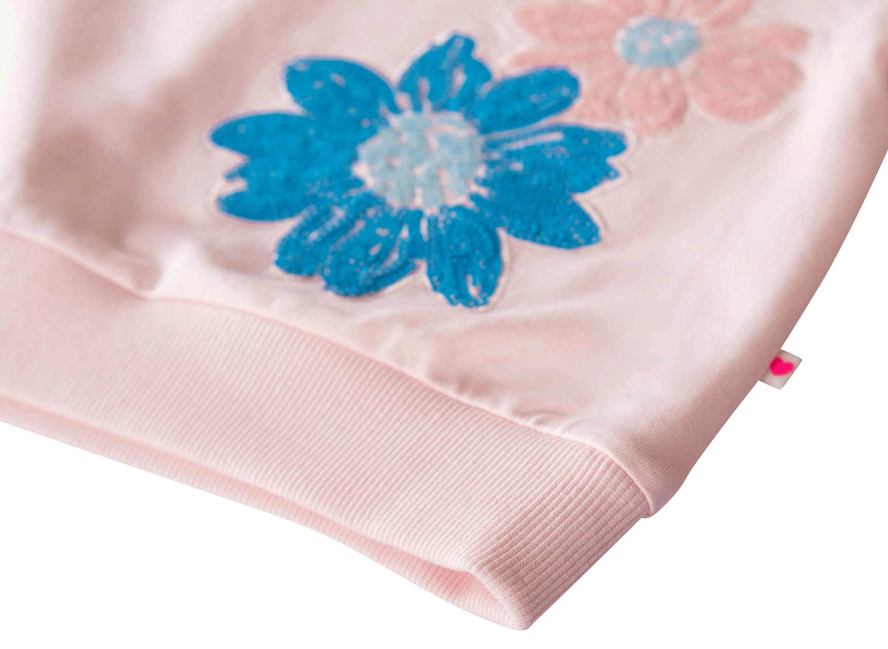 Someone Sweatshirt mit Applikationen - Sooft Pink