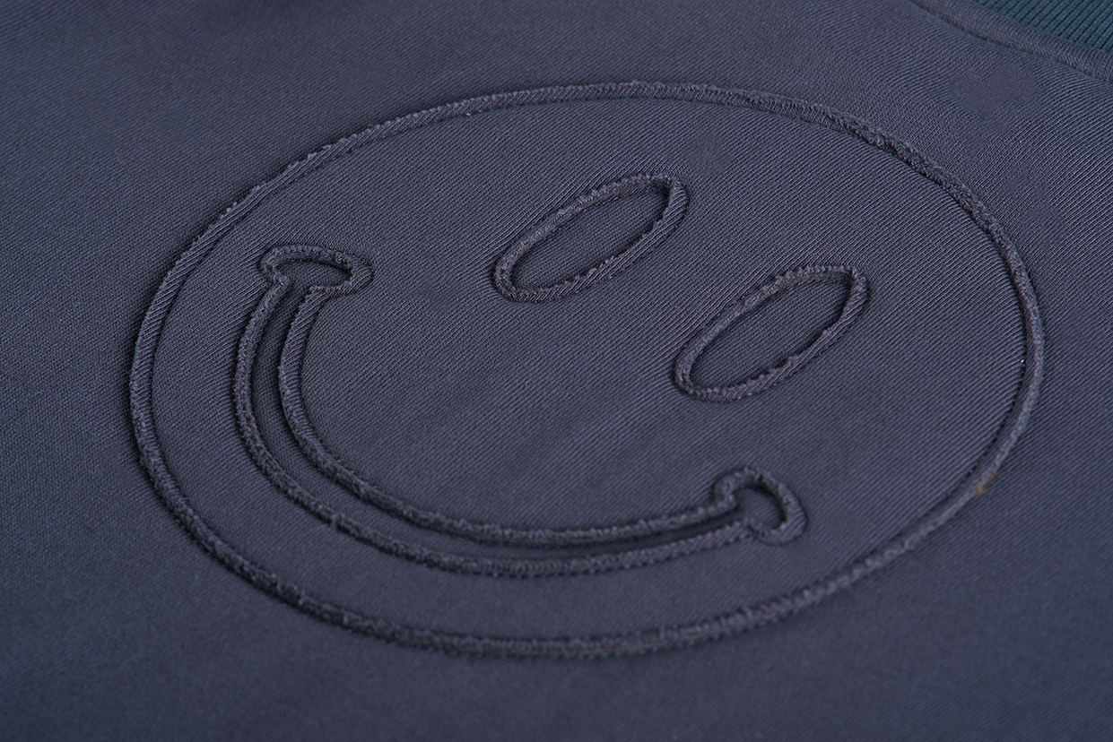 Someone "Sweatshirt" mit Smiley - Antracite