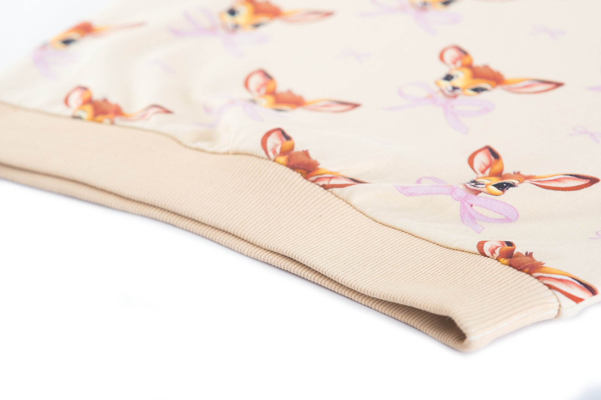 Someone "Sweatshirt" mit allover Druck - Beige