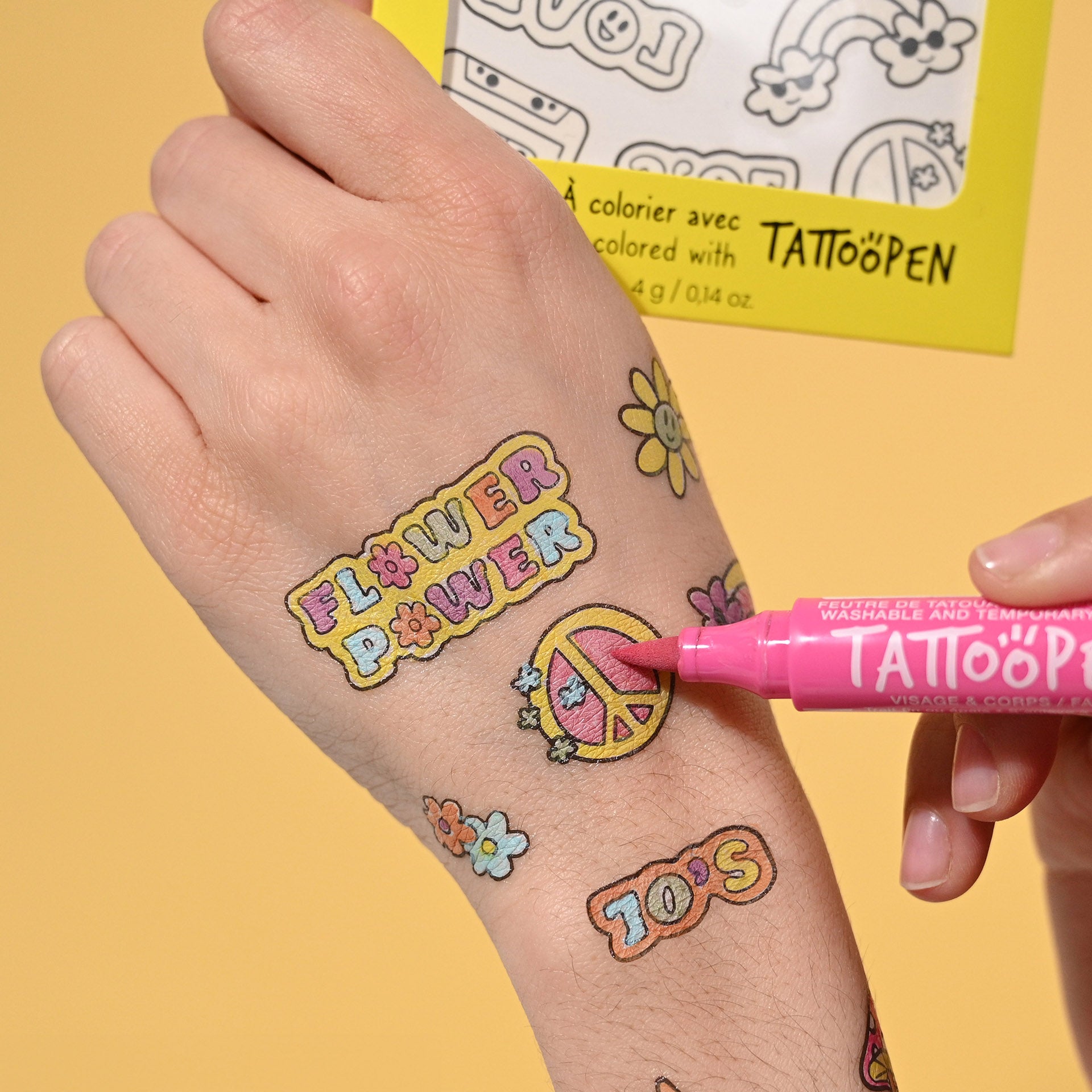 Nailmatic Kids "Tattoo zum ausmalen-Magic"