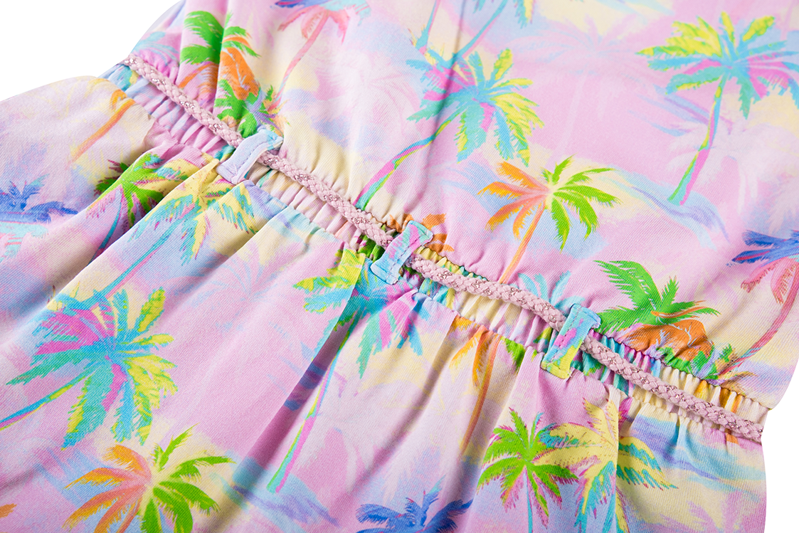 Someone Kleid in einem allover Print - Soft Pink
