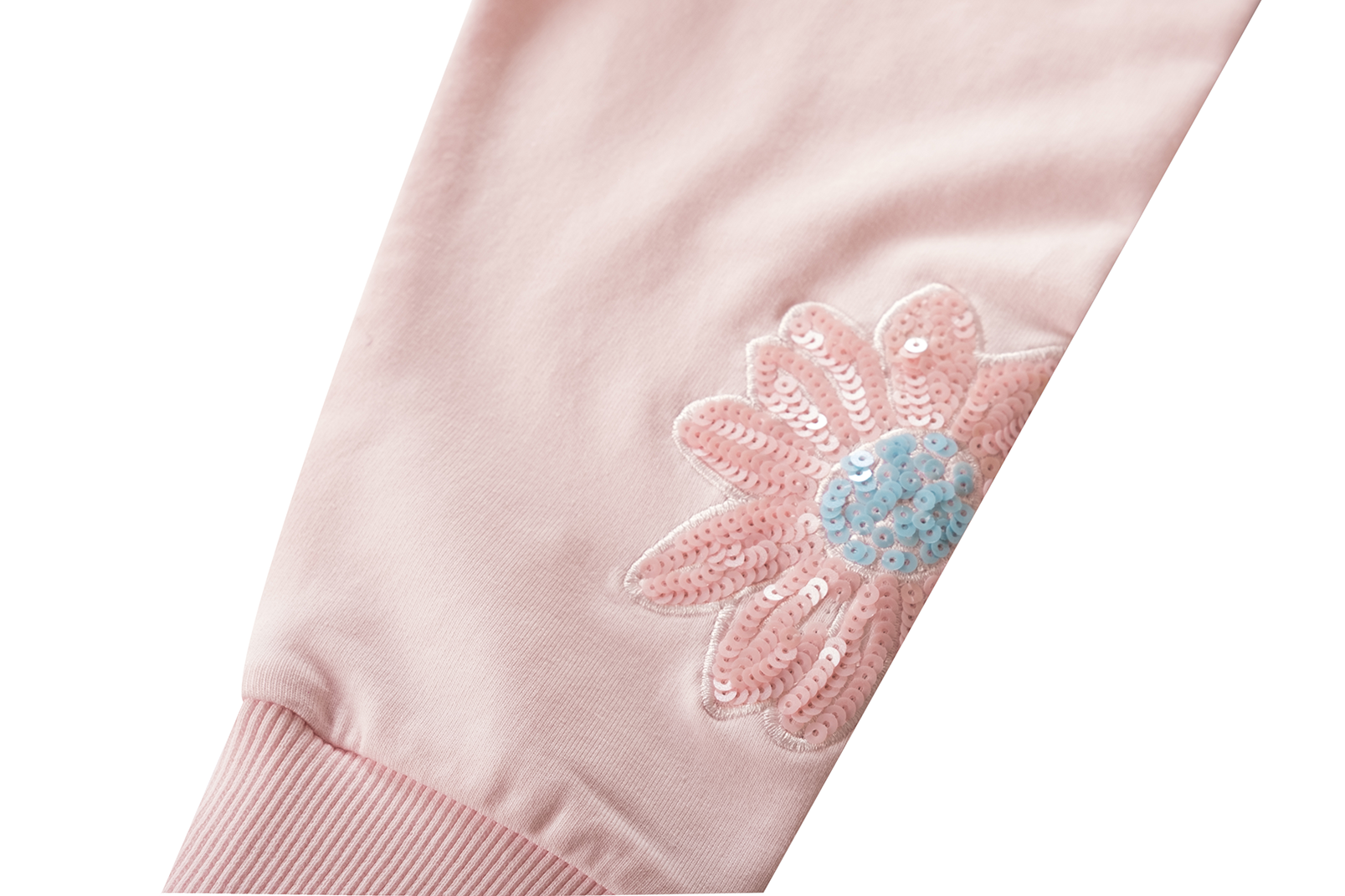 Someone Sweatshirt mit Applikationen - Sooft Pink