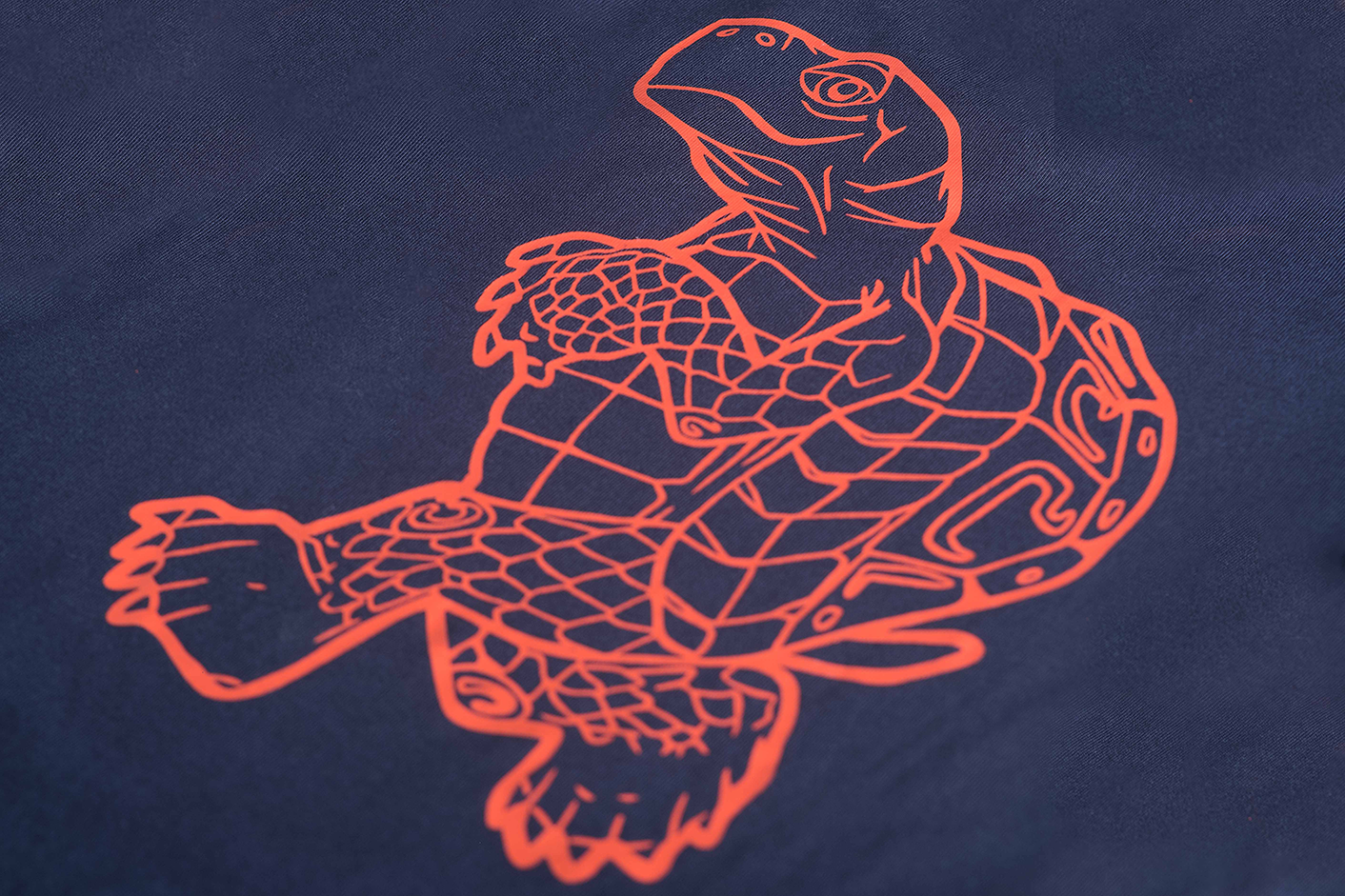 Someone "T-Shirt " mit Rückendruck - Navy