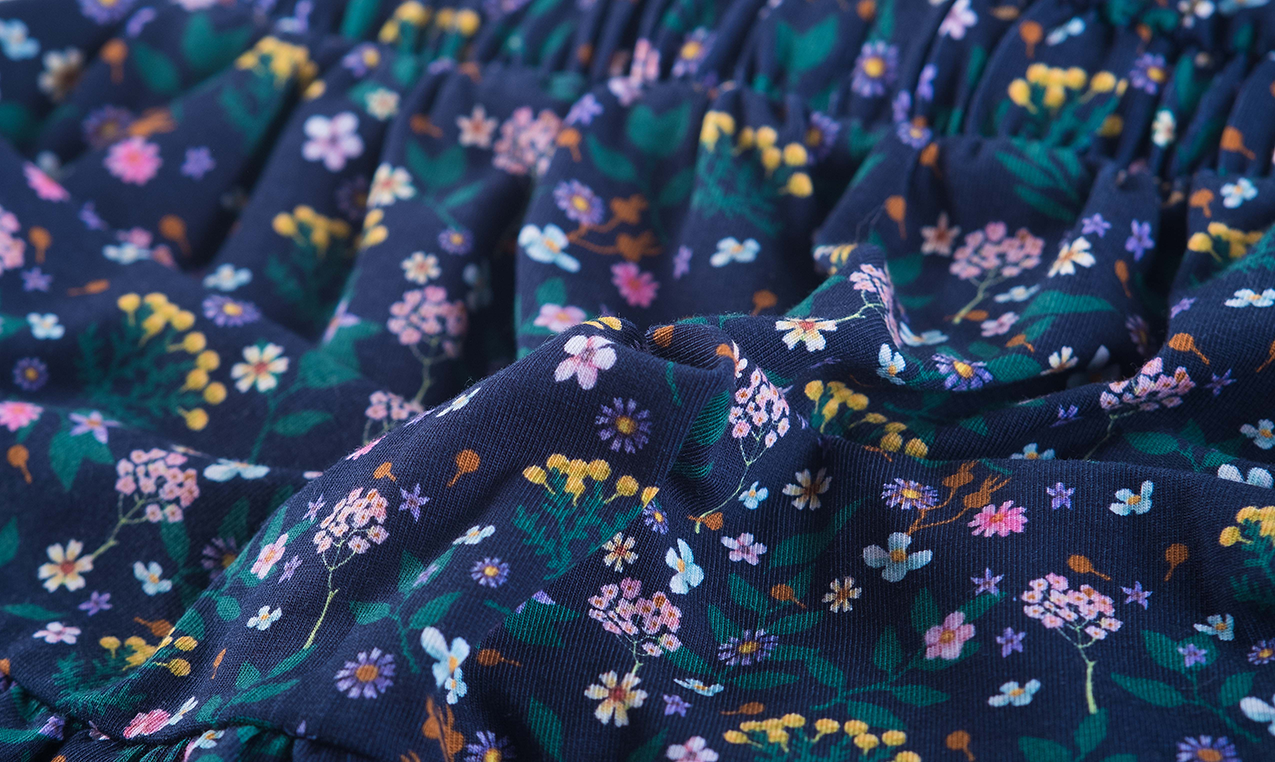 Someone "Kleid" allover Druck - Navy