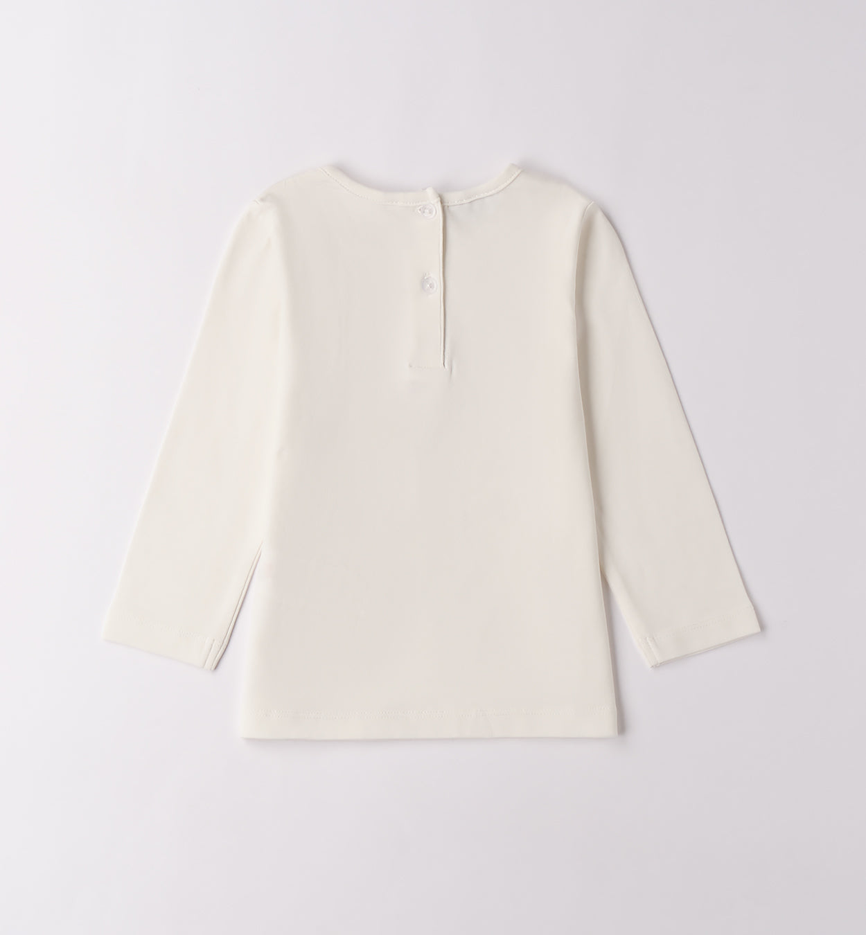 Sarabanda "T-Shirt langarm" mit Druck - Creme/Pink