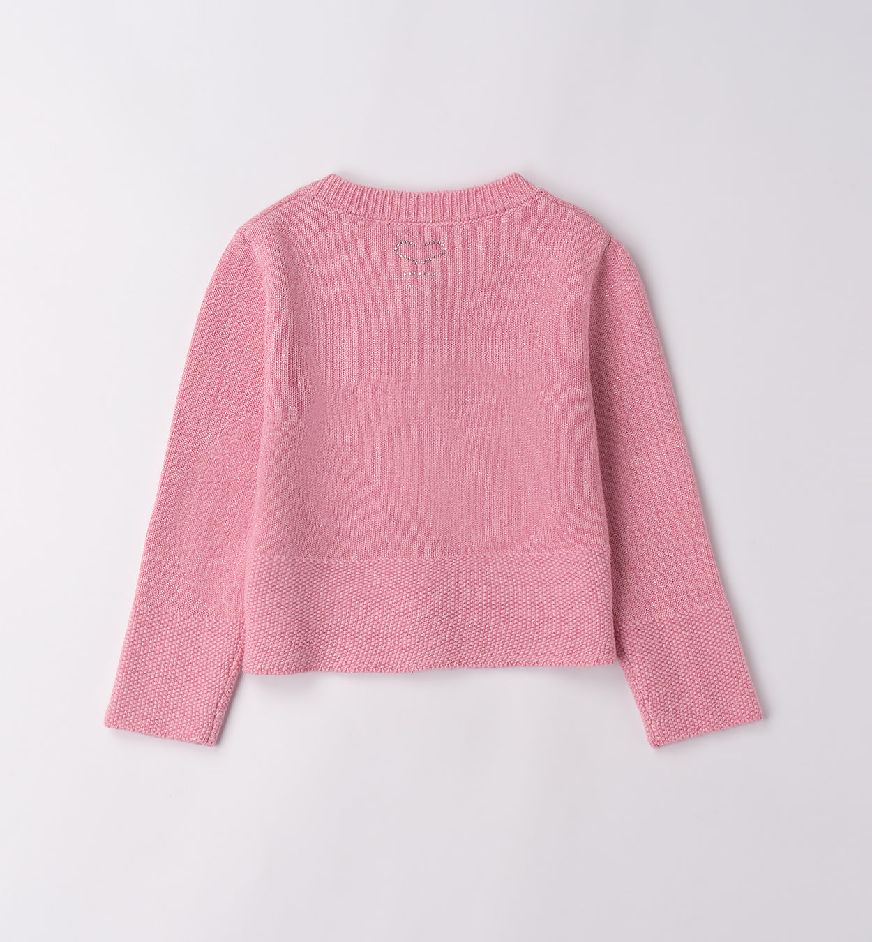 Sarabanda "Strickjacke" mit Glitzerfaden - Rosa