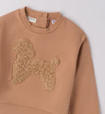 Bild in Galerie-Betrachter laden, Sarabanda "Sweatshirt" mitflauschigem Druck - Braun
