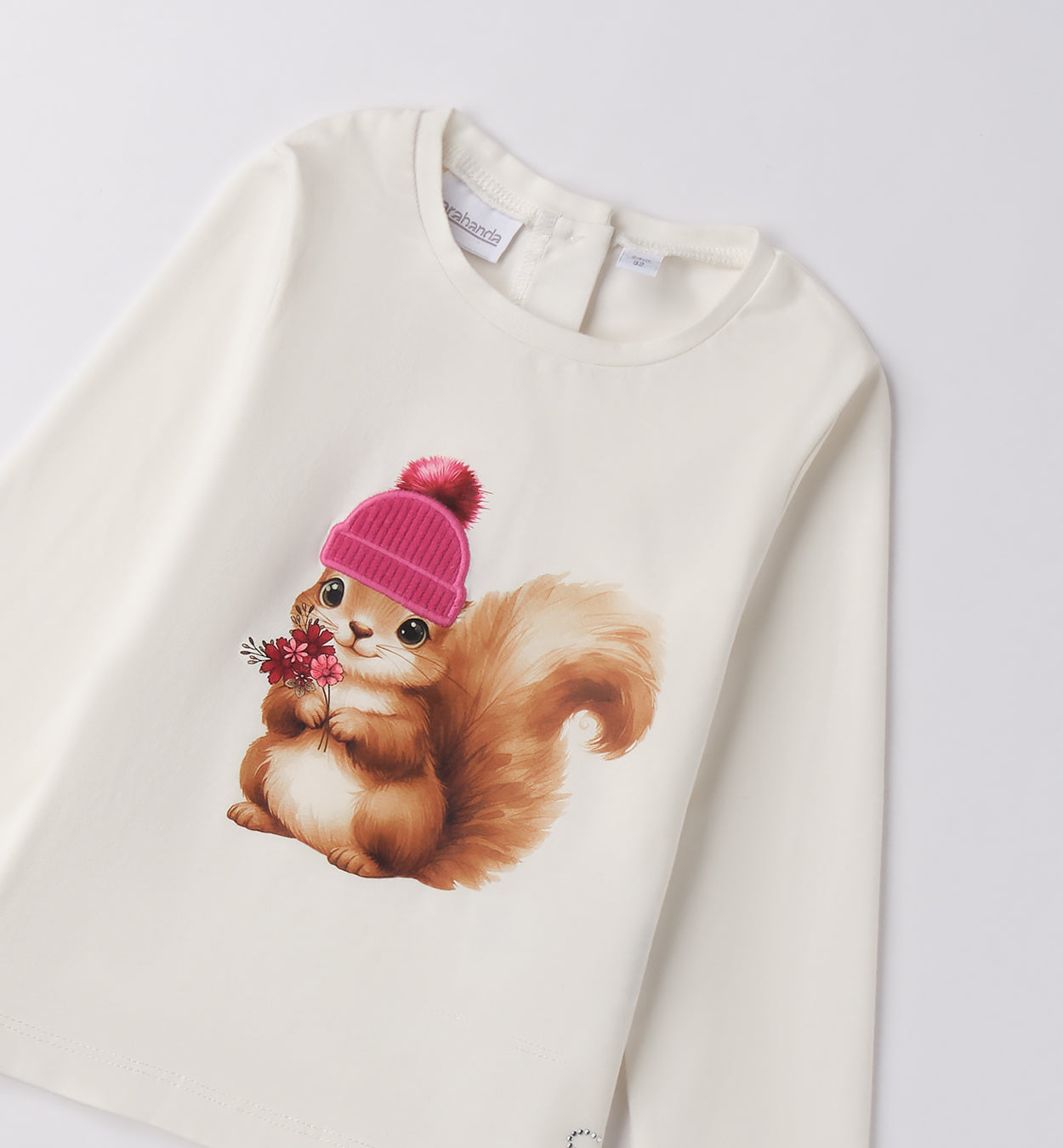 Sarabanda "Langarmshirt" mit Druck - Creme
