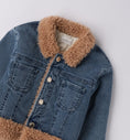 Bild in Galerie-Betrachter laden, Sarabanda "Jeansjacke" gefüttert - Blau/Braun
