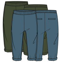 Hust & Claire "Sweathose" mit Fleece gefüttert - Tiefer Efeu