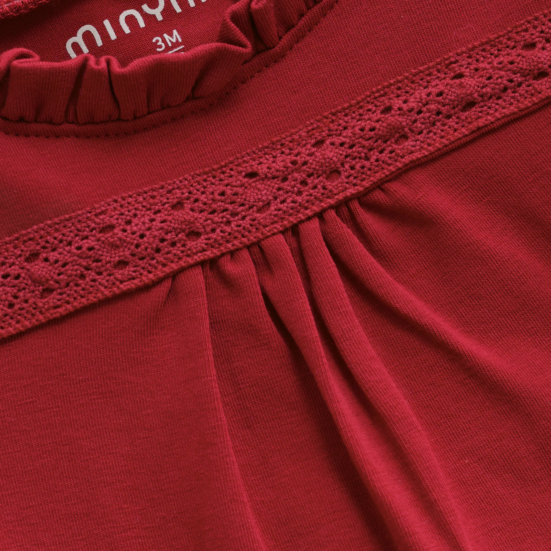 Minymo "Body langarm" - Rio Red