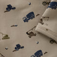 Bild in Galerie-Betrachter laden, Minymo "Body langarm" mit Bagger Muster - Oxford Tan

