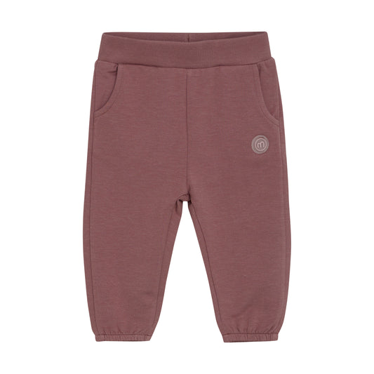 Minymo "Sweat-Jogginghose" - Rose Brown