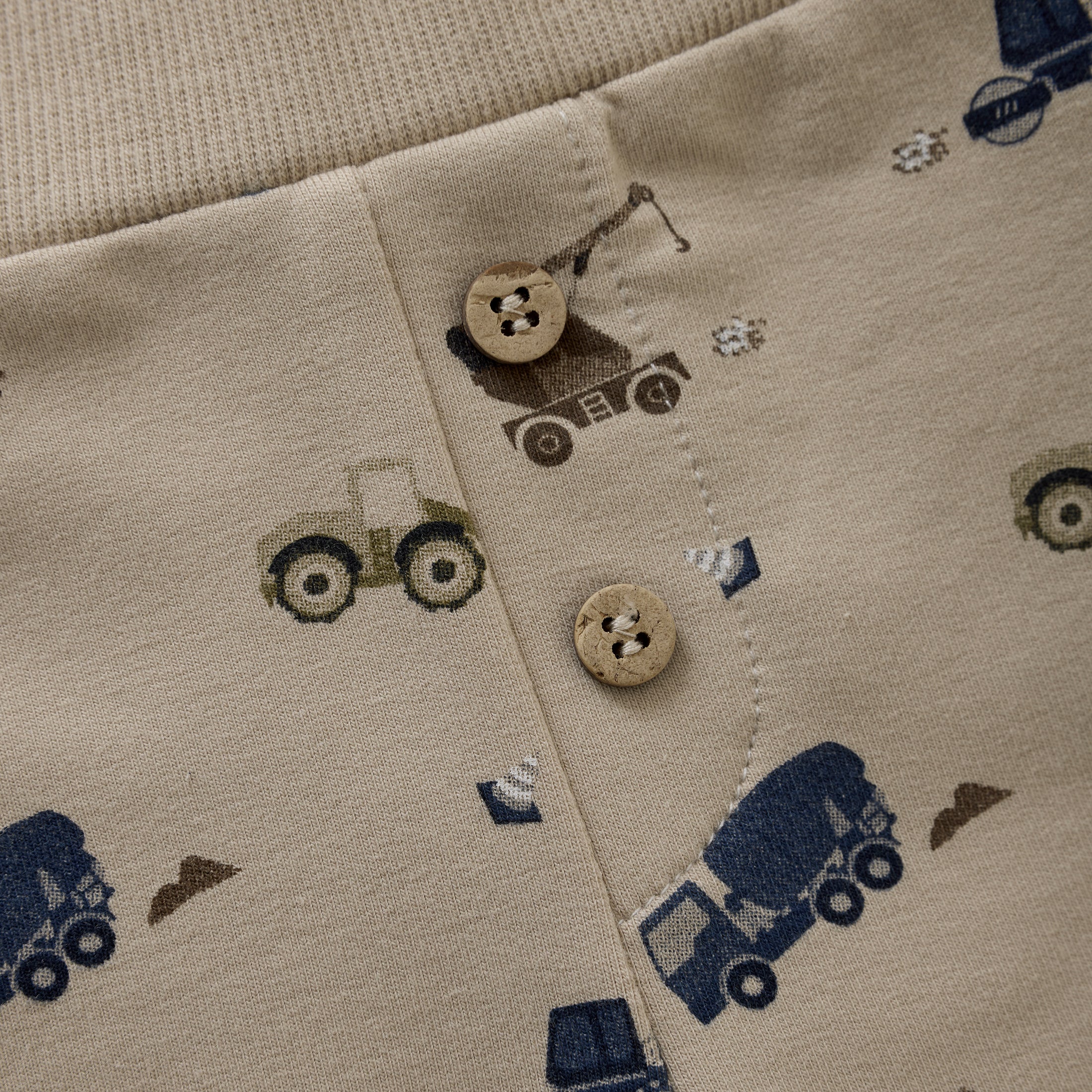 Minymo "Hose" mit Bagger Druck - Oxford Tan