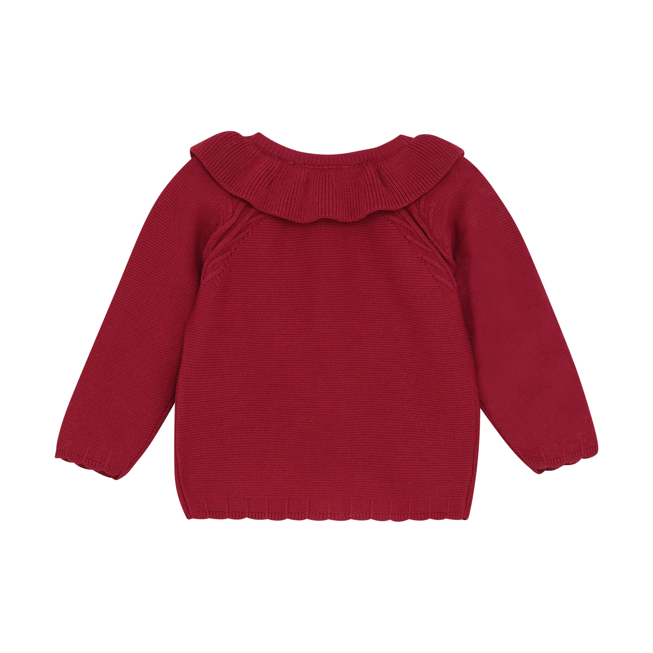 Minymo "Strickjacke" mit Kragen - Rio Red