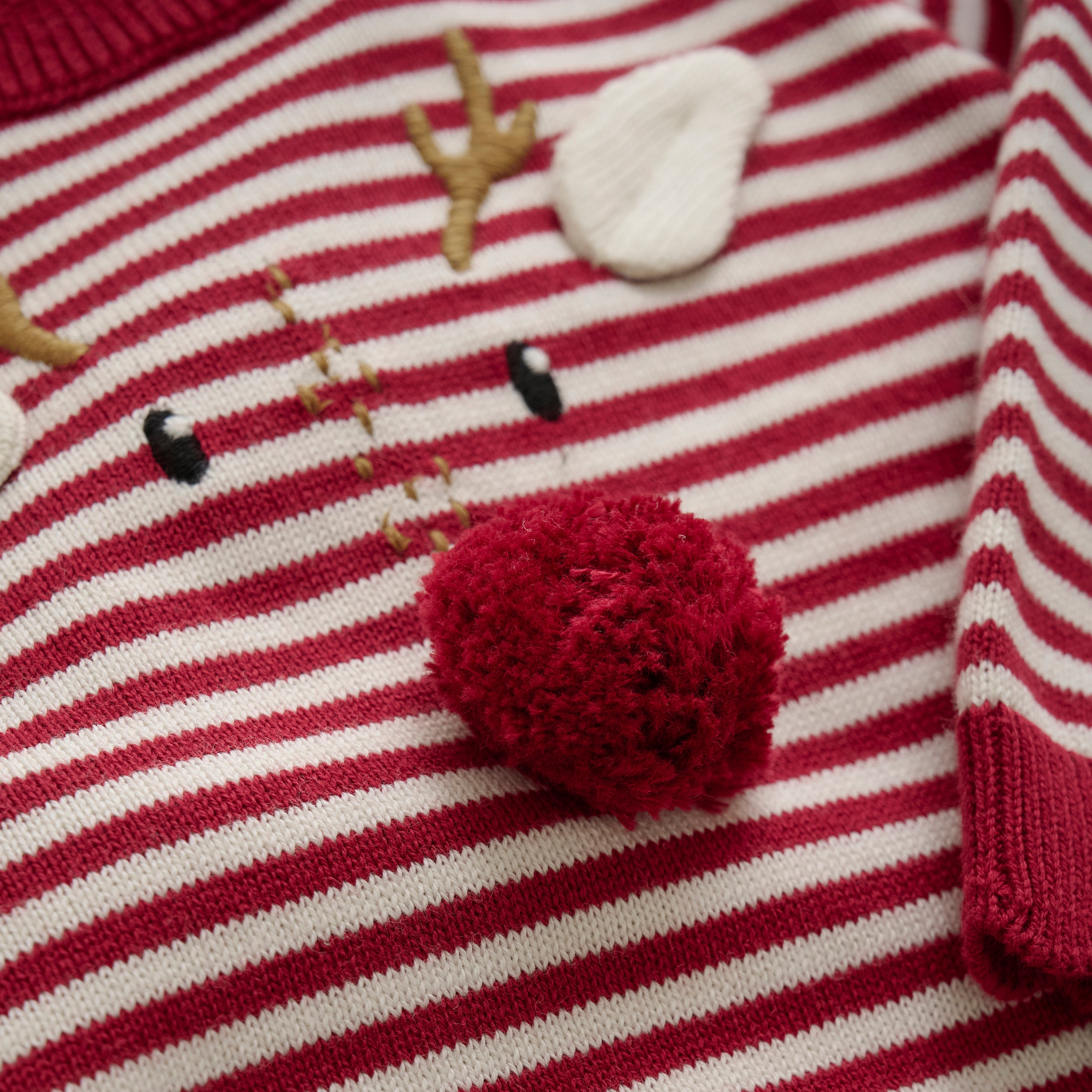 Minymo "Pullover" gestreift mit - Rio Red