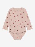 Bild in Galerie-Betrachter laden, Minymo gerippter Body langarm mit allover Print - Peach Whip
