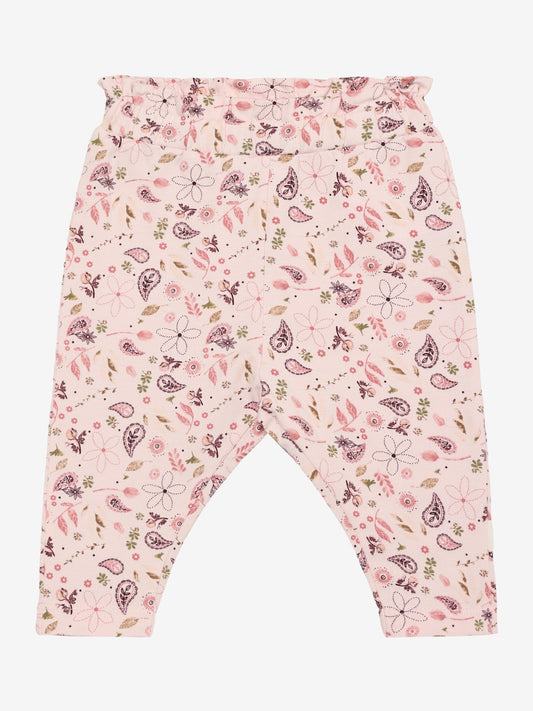 Minymo Hose mit allover Druck - Mauve Chalk