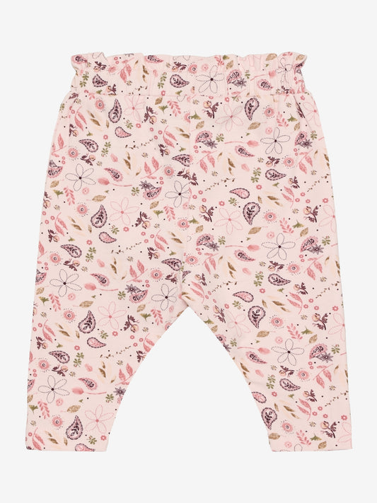 Minymo Hose mit allover Druck - Mauve Chalk