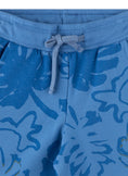 Bild in Galerie-Betrachter laden, Sanetta Shorts mit Taschen, Blättermuster - Blau
