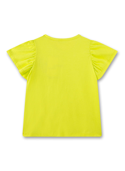 Sanetta T-Shirt mit Flügelärmchen - Gelb