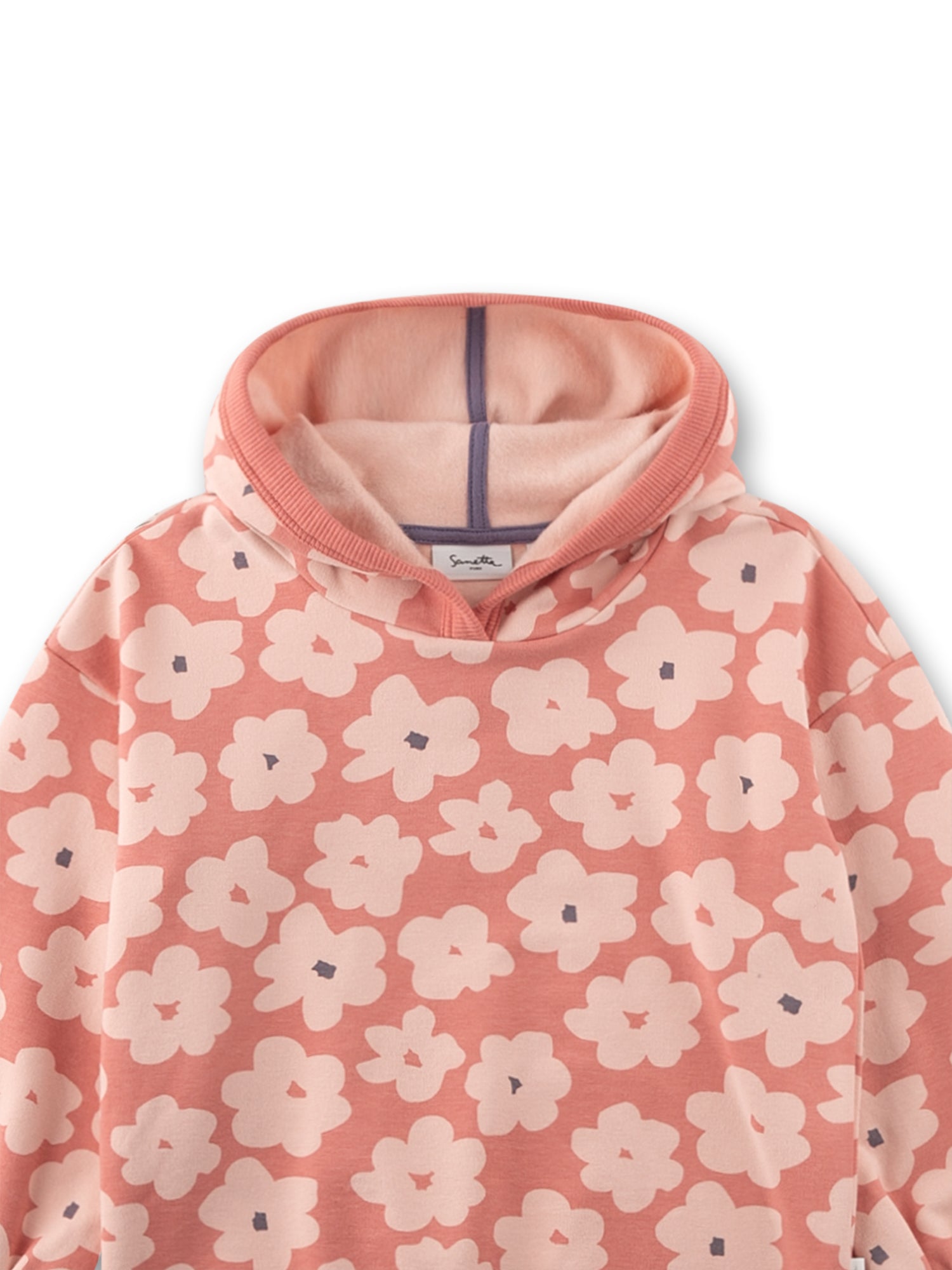 Sanetta "Sweatshirt" mit Kapuze, allover Druck - Red Desert