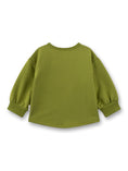 Bild in Galerie-Betrachter laden, Sanetta "Sweatshirt" mit Stickerei - Olive Green

