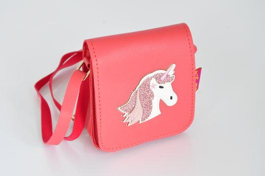 KisMe Umhängetasche klein mit Einhorn - Aprikot