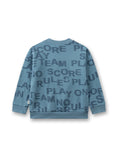 Bild in Galerie-Betrachter laden, Sanetta "Sweatshirt" allover Druck - Bluejay
