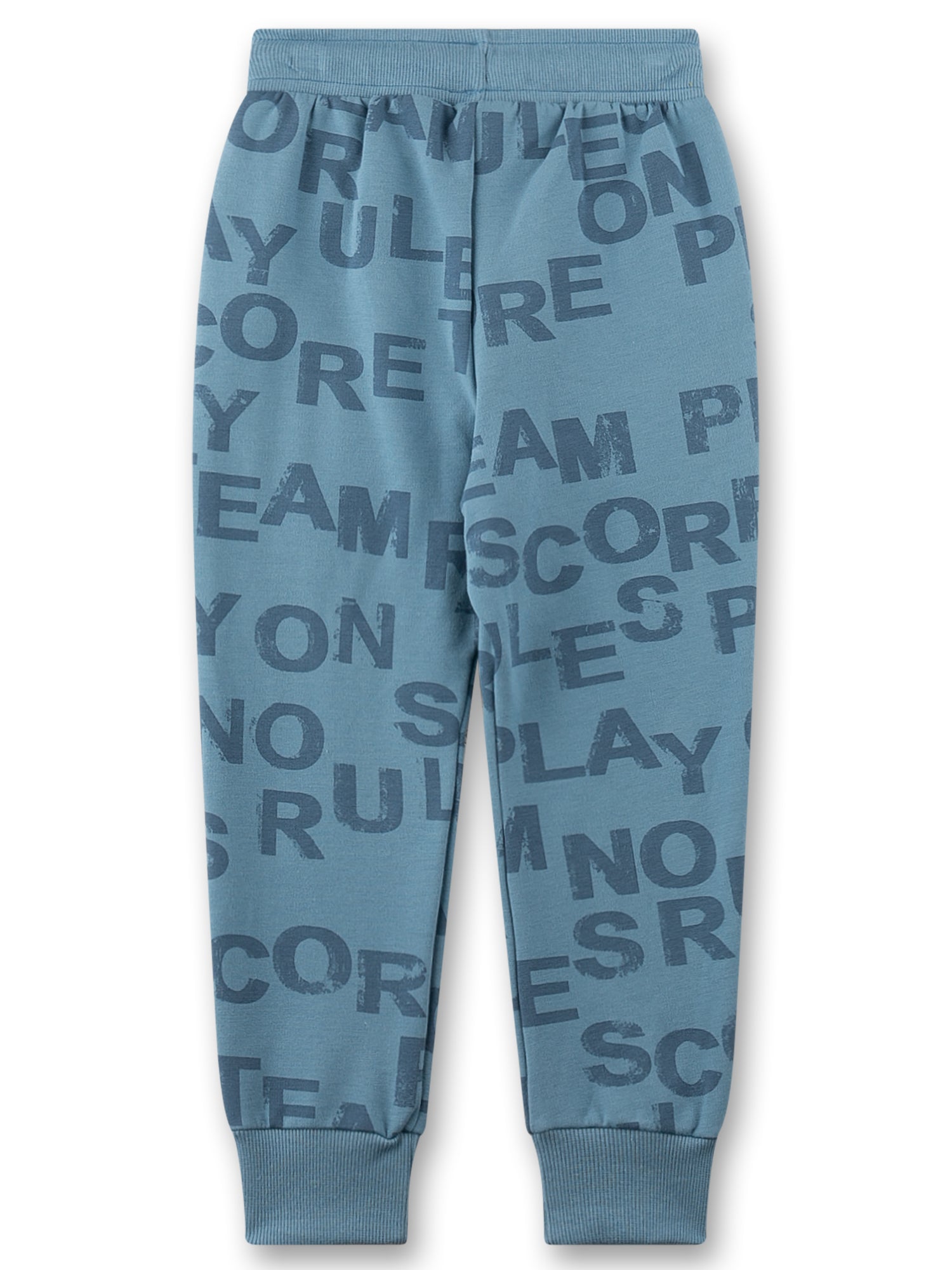 Sanetta "Jogginghose" allover Druck - Bluejay