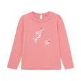 Bild in Galerie-Betrachter laden, Minymo "T-Shirt" langarm mit Bonbon Paillettendruck - Strawberry Ice

