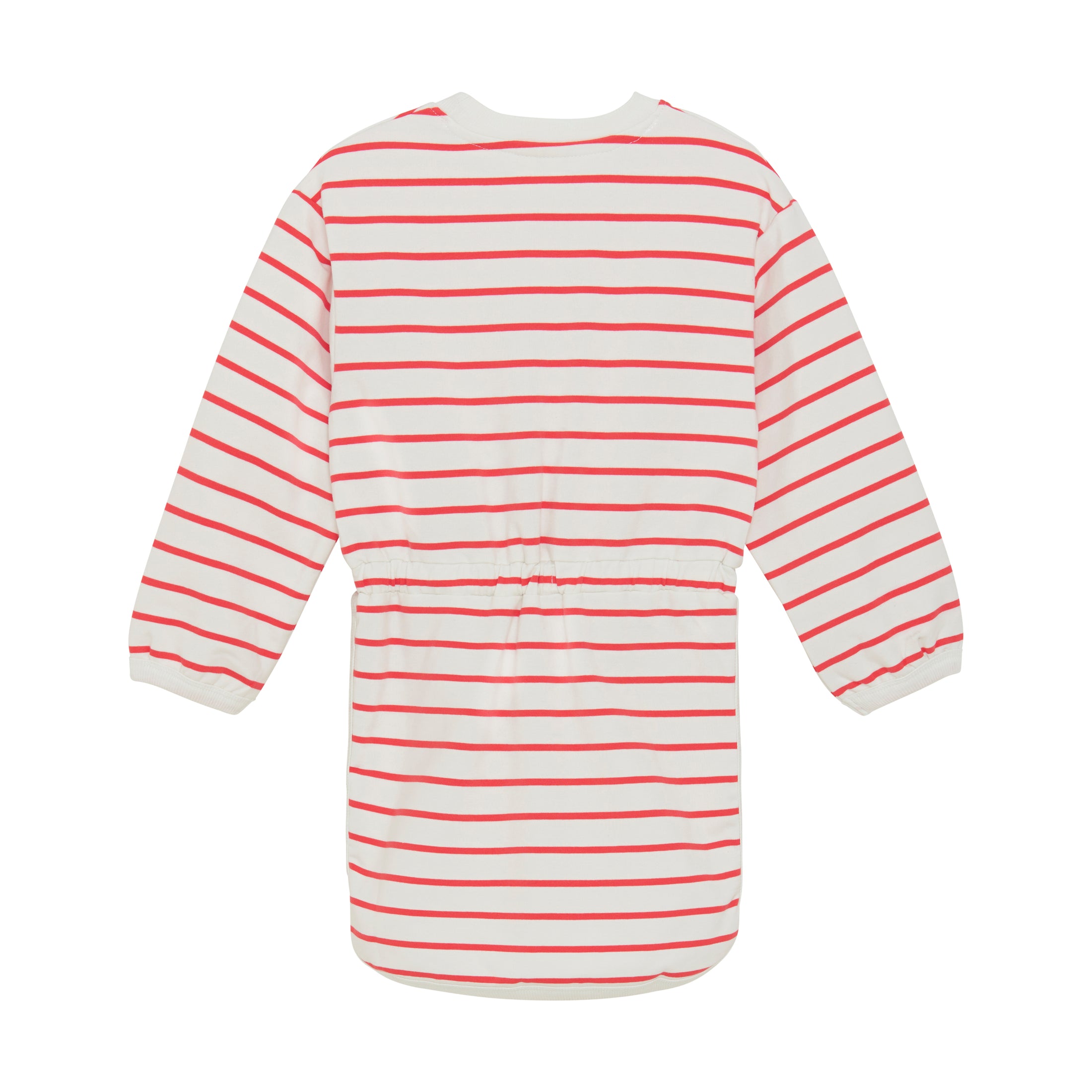 Minymo "gestreiftes Sweat-Kleid" mit Kordelzug - Cayenne