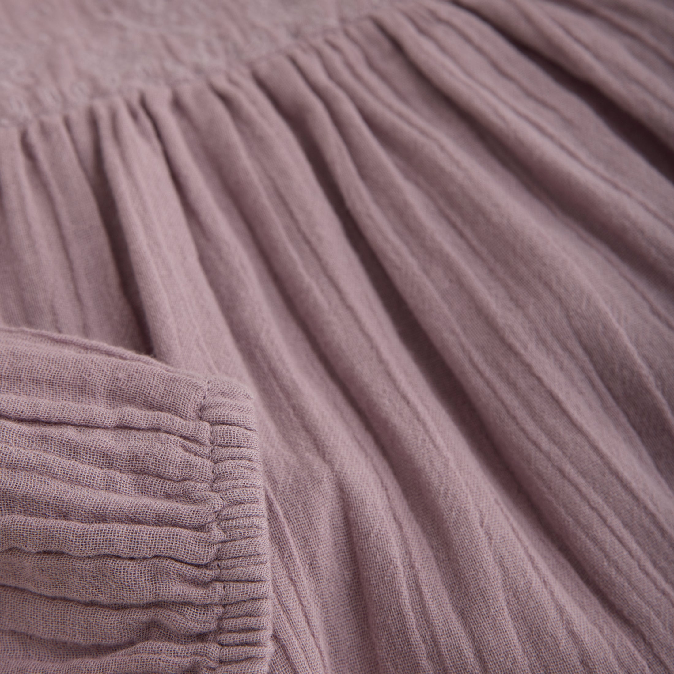 Minymo "Kleid" mit Stickerei - Elderberry