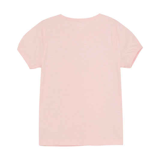 Minymo "T-Shirt" mit Schmetterlings-Druck - Rosen Quartz