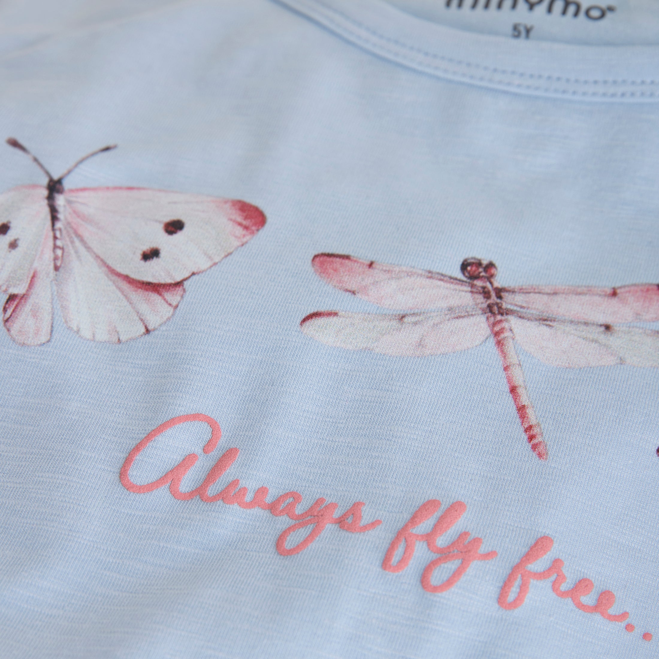 Minymo "T-Shirt" mit Schmetterlings-Druck - Skyway